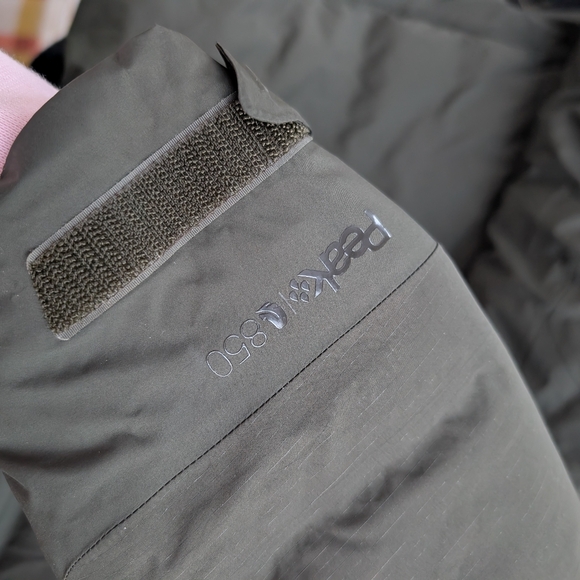 Rei Men's 850 Down Stormhenge Green Winter Hiking Jacket - Picture 6 of 11